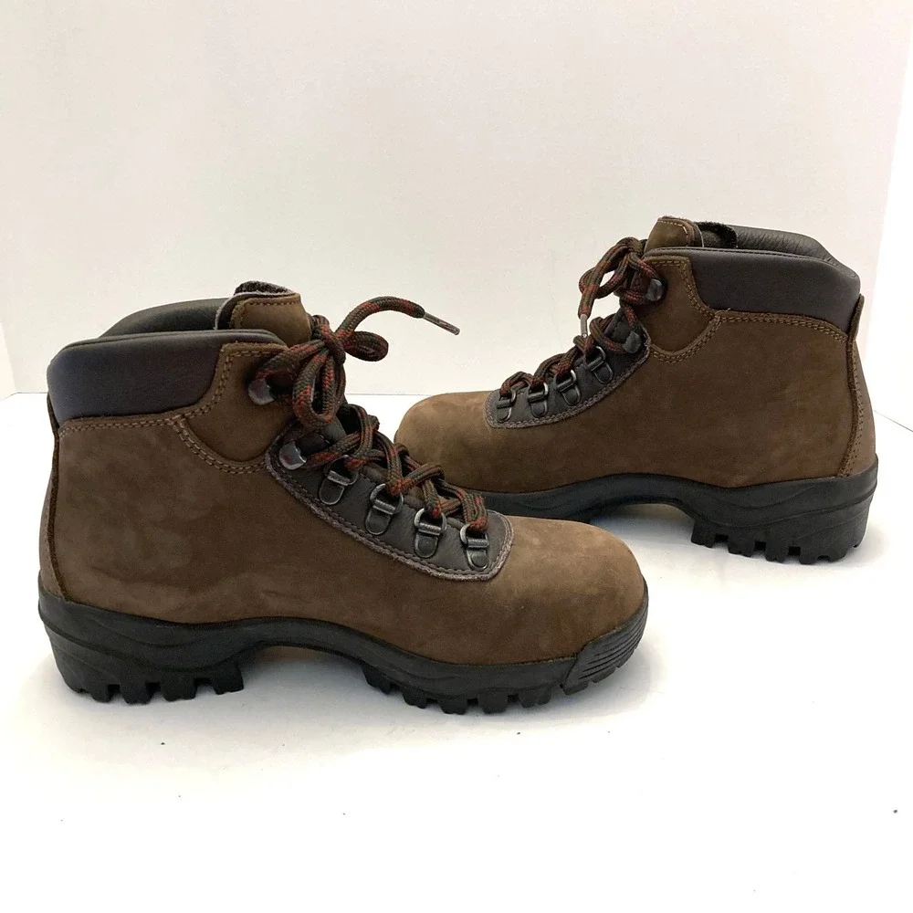 Alico EMS Hiking Boots‎ Nubuck Leather Made in ITALY Vibram Sole Women's 7